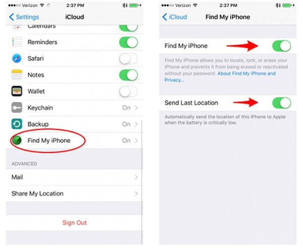 Cách tìm iphone bị mất bằng iCloud, tìm địa chỉ của iPhone