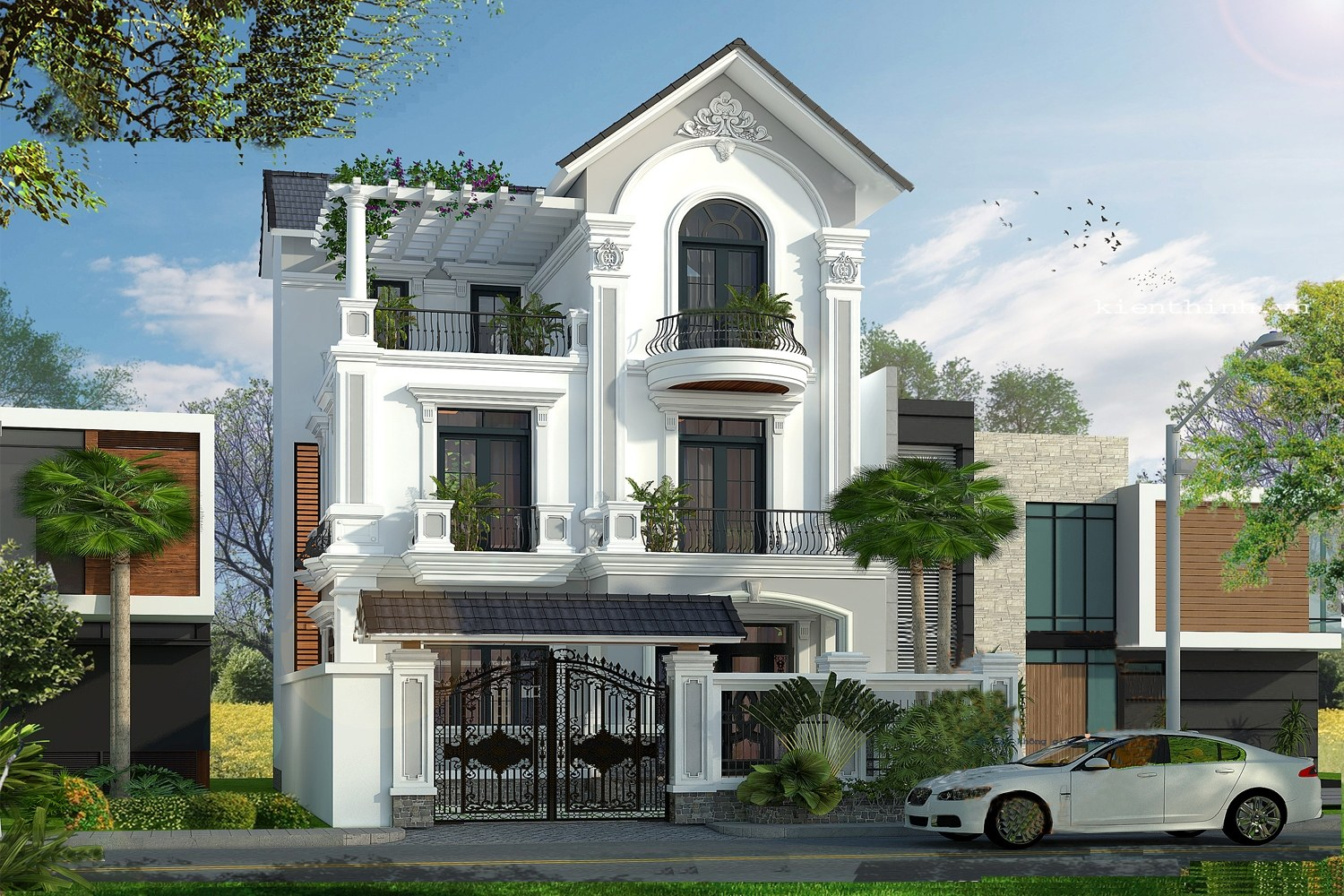 Những thông tin chung về thiết kế biệt thự tân cổ điển
