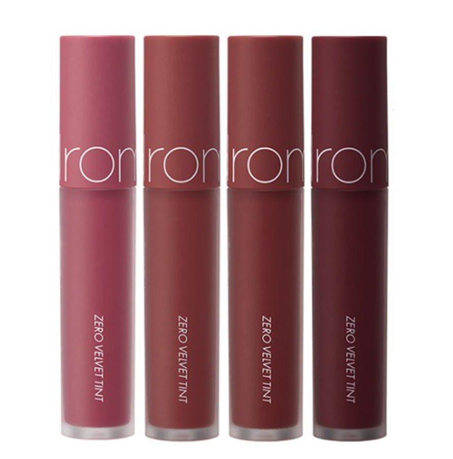 Full bảng màu son Romand Zero Velvet Tint, màu nào được phái nữ yêu thích nhất?