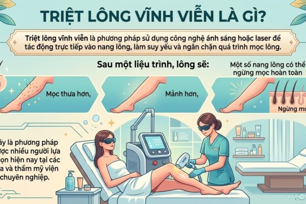 So Sánh Triệt Lông Vĩnh Viễn Và Triệt Lông Tạm Thời