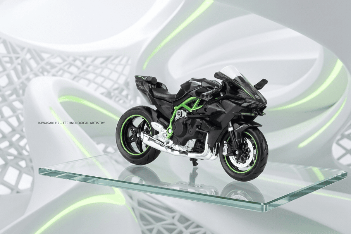 Mô hình Kawasaki Ninja H2R MAISTO tỉ lệ 1:12 chân thực